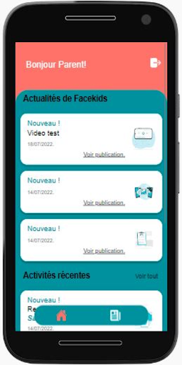 Facekids : Admin School Screen 2