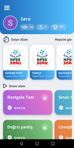 Android application Kpss Çıkmış Sorular 2024 screenshort