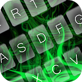 Green Flame Keyboard Emoji icon