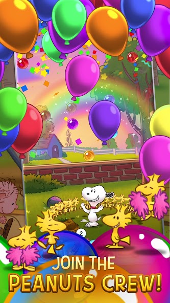 Bubble Shooter - Snoopy POP! MOD APK screenshot