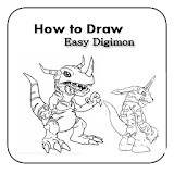 How to Draw Easy Digimon icon