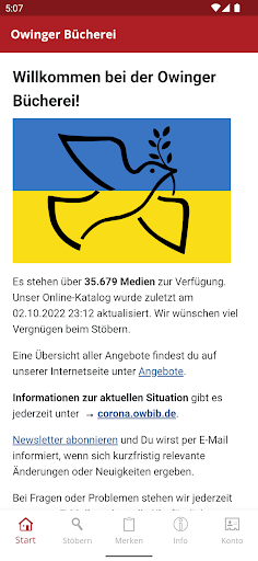Android application bibkat screenshort