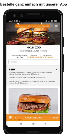 Android application NKLN ZOO screenshort