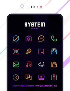 LineX Icon Pack APK (Yamalı/Tam Sürüm) 2