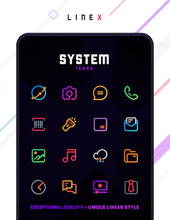 LineX Icon Pack Ekran görüntüsü