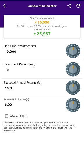 Mutual funds, SIP app - NM Wea Screen 2