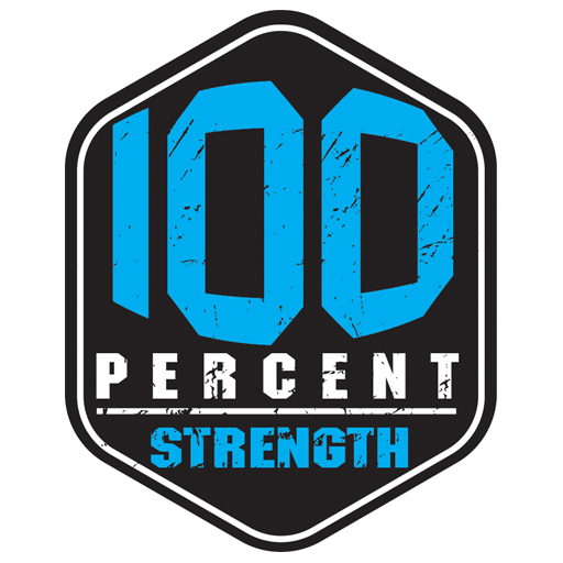 the 100 PERCENT STRENGTH app logo