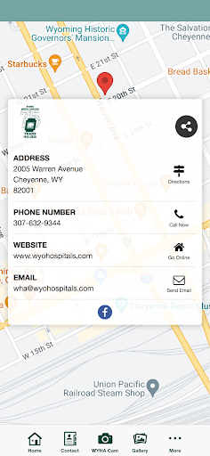 Wyoming Hospital Association Screen 3