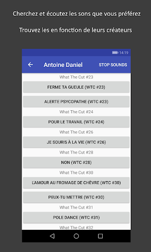Android application Eli Soundbox | Boite à sons screenshort