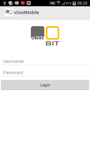 Android application xGestMobile screenshort