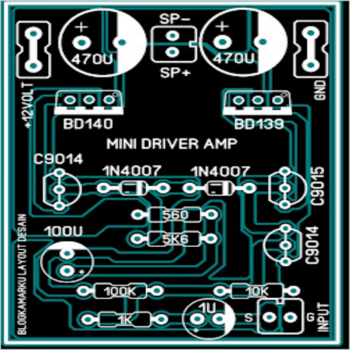 Amplifier PCB Layout Design for PC / Mac / Windows 11,10,8,7 - Free