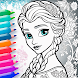 Frozen : Elsa Coloring Game