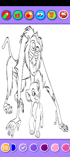 Lion King Simba Coloring Screen 3