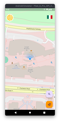 Android application Circuito dei Santi screenshort