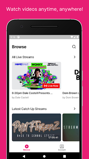 Android application Home Rave screenshort