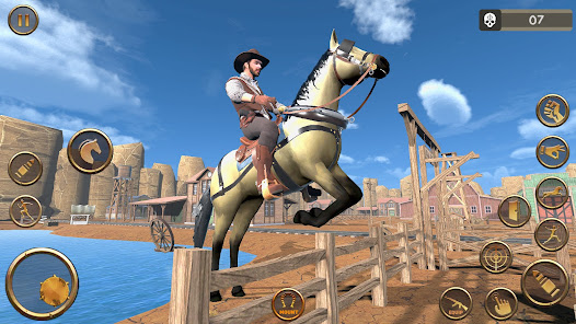 Cowboy Horse Riding Horse Race 2.2 APK + Mod (Unlimited money) untuk android