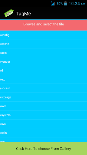 TagMe Screen 2