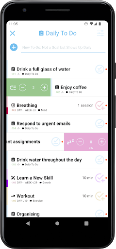 Wheel Plan: Balanced habits Screen 3