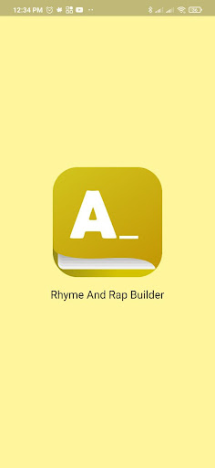 Android application Rhyme & Rap Builder screenshort