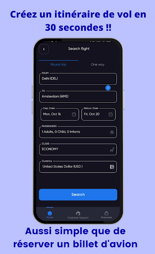 Aperçu de l'application
