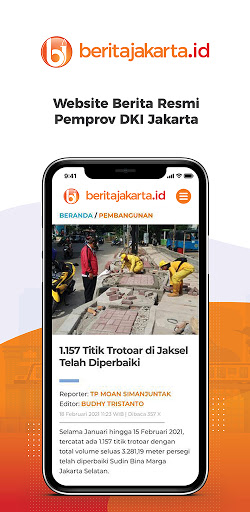 Android application Berita Jakarta screenshort