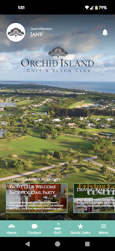 Android application Orchid Island Golf & Beach screenshort