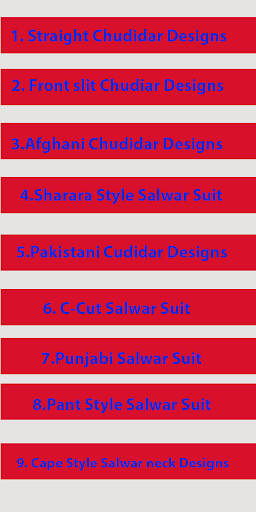 Android application 10000+ Latest Chudidar Collect screenshort