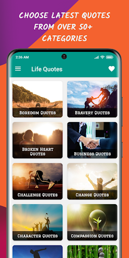 Android application Daily Life Quotes & Lessons screenshort