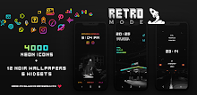 Retro Mode - Icon Pack (Neon) APK