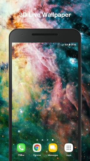 Android application Galaxy Nebula Live Wallpaper screenshort