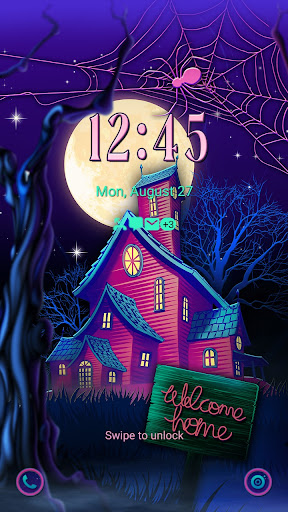 Haunted Pink House - Wallpaper Screen 2