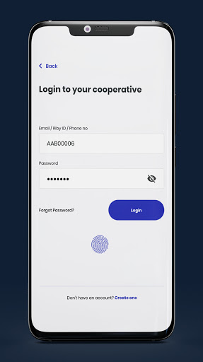 Riby CoBanking Screen 2