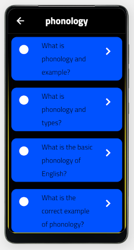 phonology Screen 2