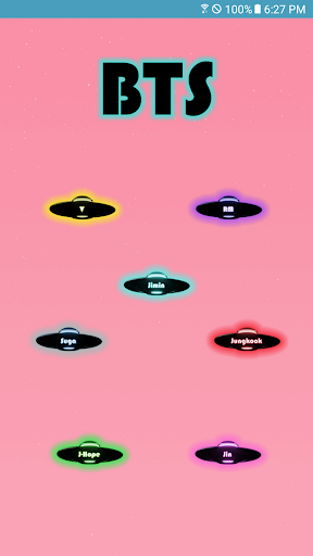 Android application BTS Love Planets screenshort