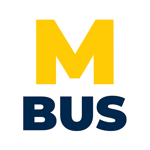 M-Bus — Track Buses at U of M logo