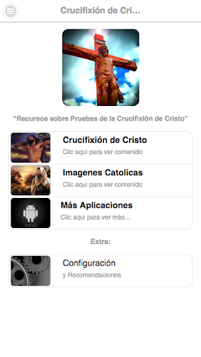Android application Crucifixión de Cristo screenshort