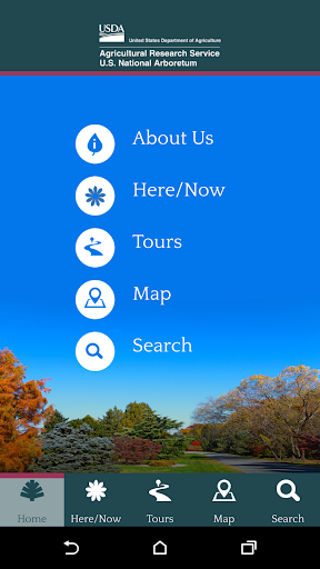 Android application U.S. National Arboretum screenshort