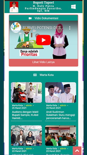 SIAPMA TAPSEL Screen 2
