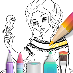 Icon image Princess coloring book