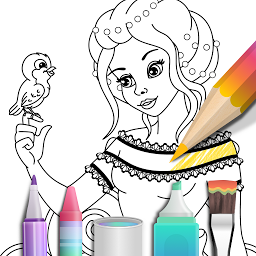 Princess coloring book Mod Apk
