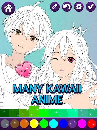 Game screenshot Anime Manga Coloring Book apk download