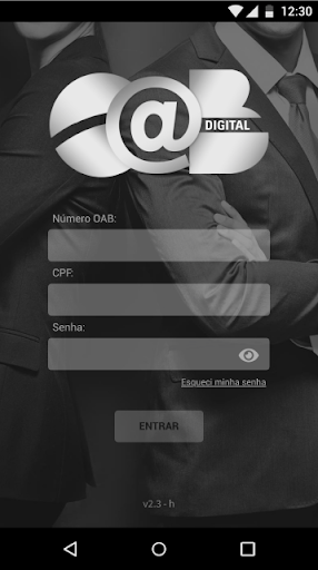 Android application Aplicativo OAB-PR Digital screenshort
