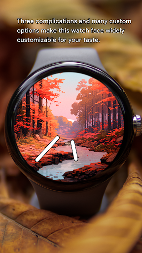 Autumn Creek Watch Face Screen 2