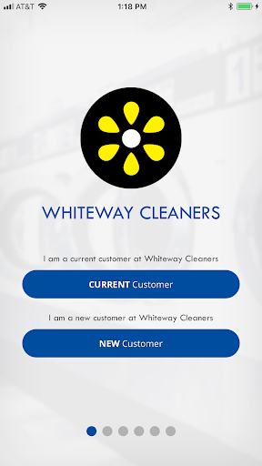 Android application Whiteway Cleaners screenshort