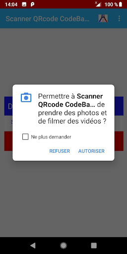 Scanner QRcode CodeBarre Ami-I