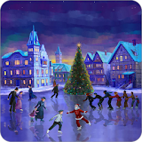 Christmas Rink Live Wallpaper icon