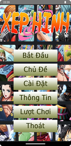 Android application Xếp Hình screenshort