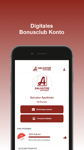 Android application SALVATOR APOTHEKE screenshort