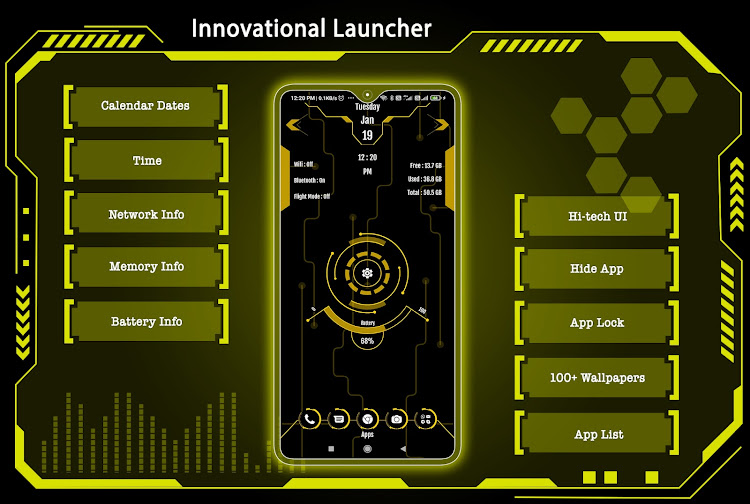 Innovational Launcher -AppLock - 12.0 - (Android)