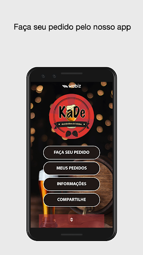 Android application KaDe Bebidas screenshort